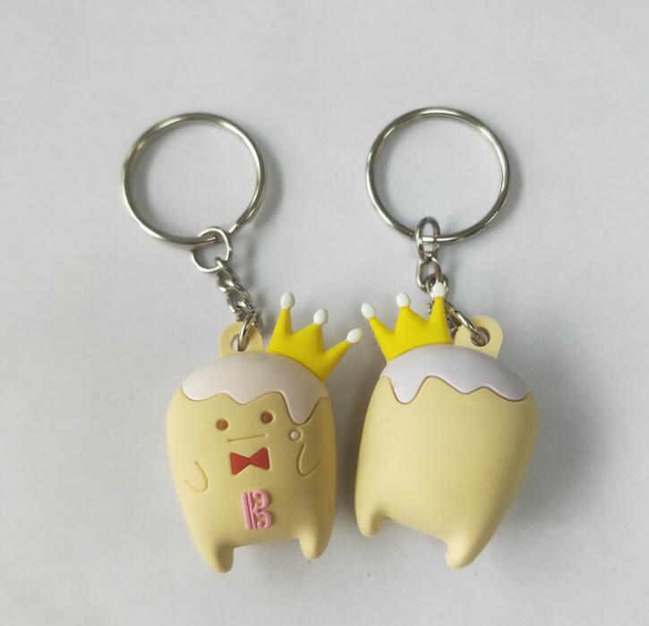 Silicone 3D Cartoon Promotional Keychain