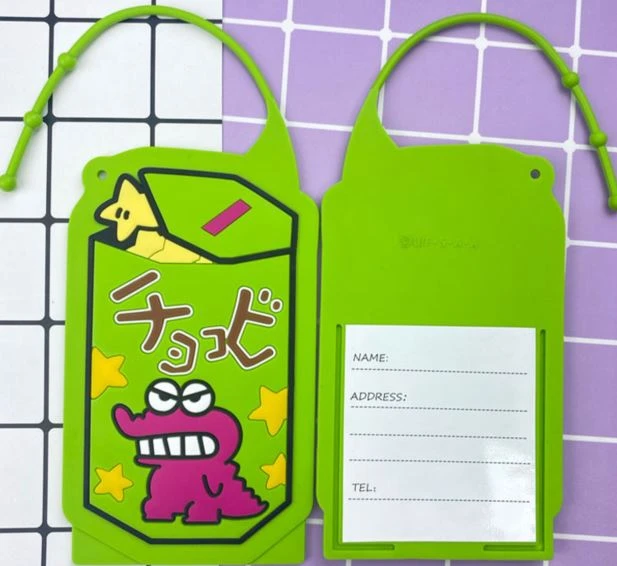 3d silicone luggage tags