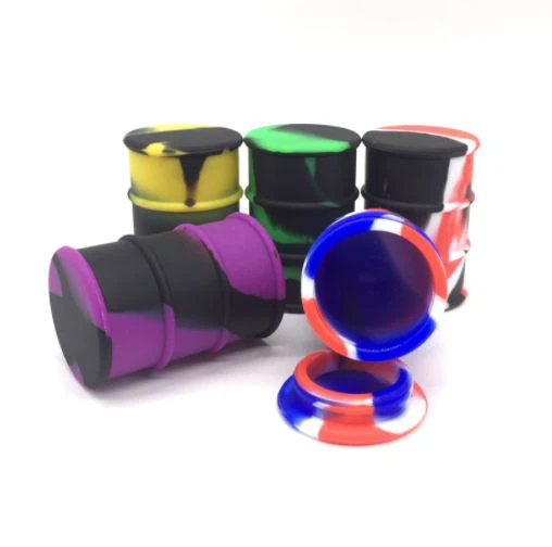 Silicone Smoking Oil Box Oil Drum Smoking Accessories
