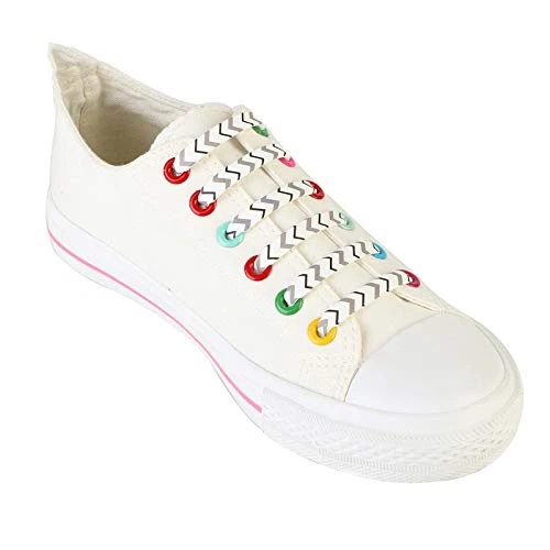 Unisex Silicone Elastic Shoelaces Fit All Sneaker Shoes