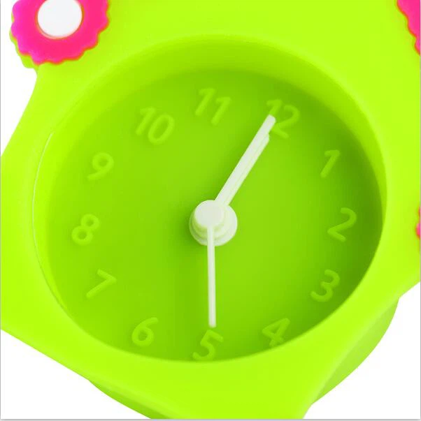 Children Mini Silicone House Shape Alarm Clock