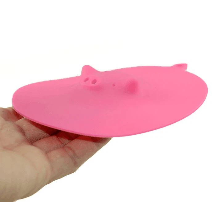 Multi-purpose Colorful Pig Silicone Cup Lid
