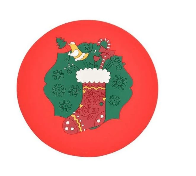 PVC Silicone Coasters Coffee Cup Mat