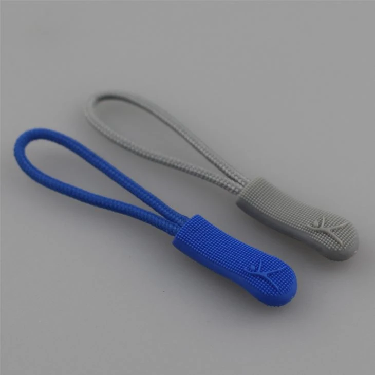 PVC Tabs Cord Zip Slider For Backpack