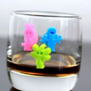 3D מצחיק סיליקון יין קסם סמנים