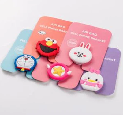 קריקטורה סוגר סיליקון נשלף מתקפל שקעי פופ רב-פונקציה