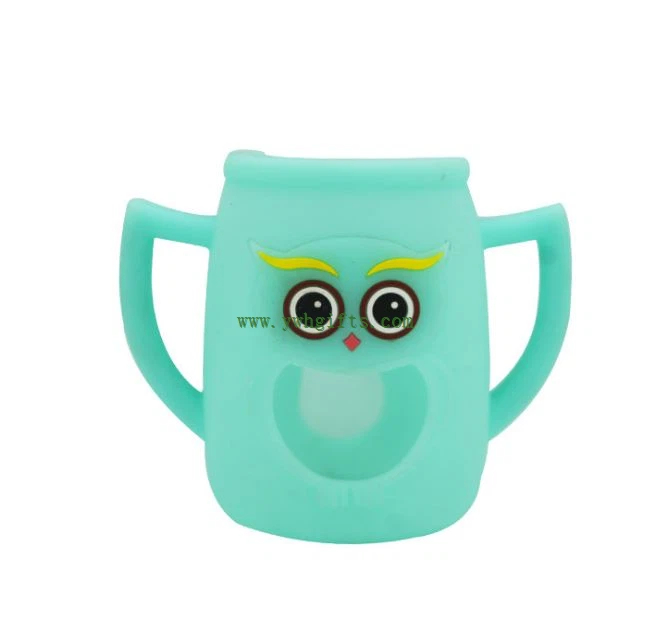 Hot Sale Cute Silicone Bottle Sleeve For Baby's Milk Bottle