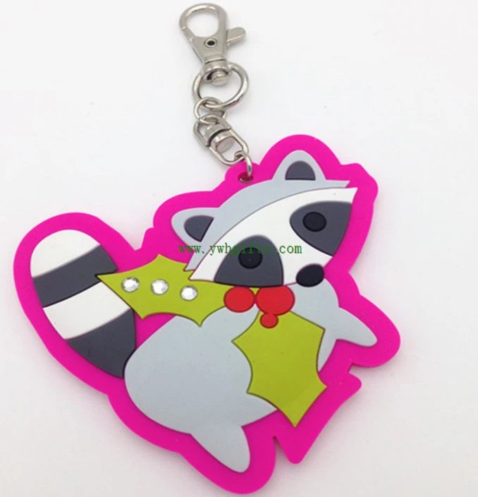 One Side Silicone Mirrors Custom Cartoon Pocket Make Up Mirror
