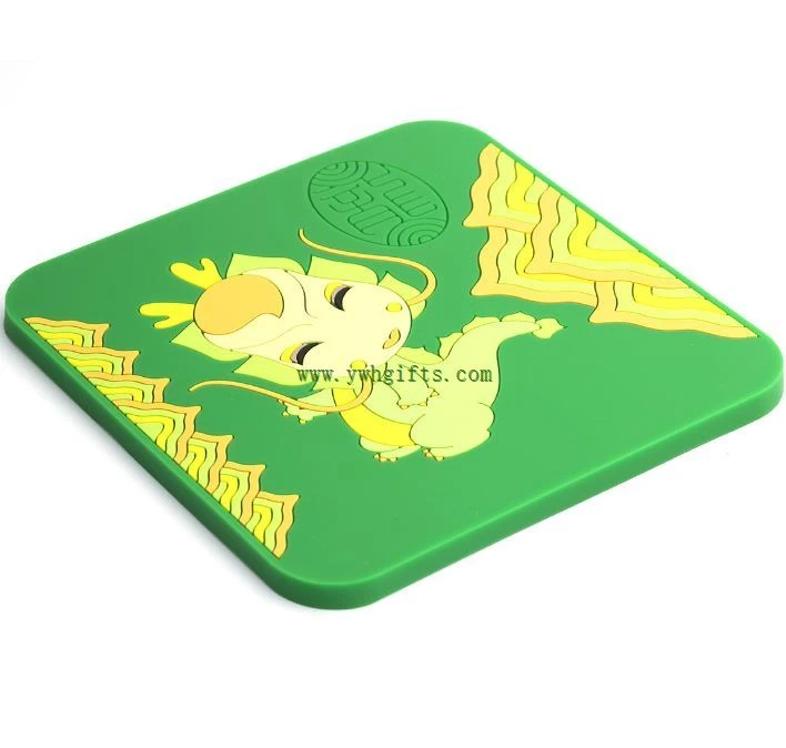 Silicone Drink Coaster Cute Silicone Cup Mat Tabletop Protection