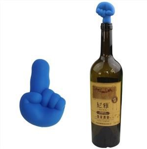מזון כיתה סיליקון יין פקק יצירתי שומר גומי בקבוק כובע