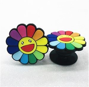 סיליקון רך PVC קריקטורה 3D אצבע אחיזה שקע טלפון