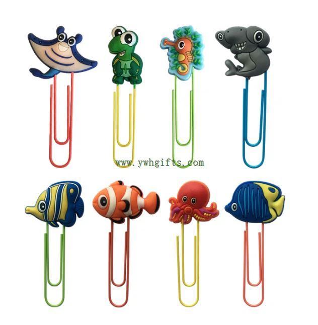 3D Plastic PVC Bookmarks Silicone Magnetic Bookmark