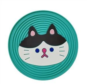3D קריקטורה בעלי חיים PVC לשתות רכבת Pvc קפה Placemat מחצלת סלק