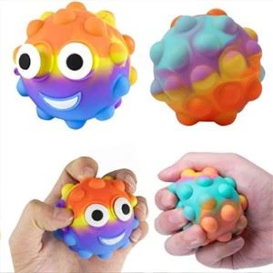 פופר בועה פידג'ט כדור טוב 3D סיליקון לסחוט כדור הקלה על מתחים